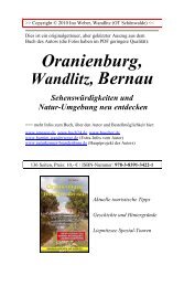 Oranienburg, Wandlitz, Bernau Sehenswürdigkeiten und Natur ...