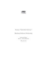 Seminar “Embedded Systems” Hardware/Software Partitioning