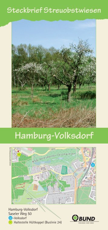 Steckbrief Streuobstwiesen Hamburg-Volksdorf - BUND Hamburg