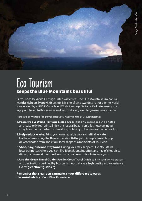 Blue Mountains Visitor Guide 2022