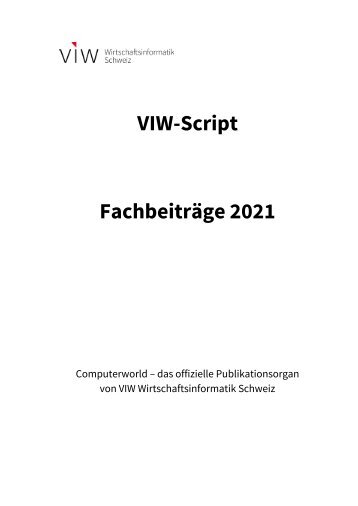 VIWScript - Fachbeiträge 2021