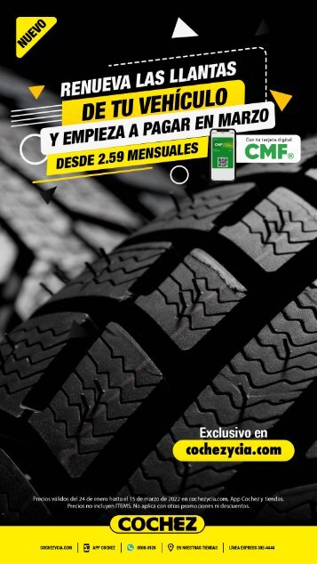 RENUEVA LAS LLANTAS DE TU VEHICULO