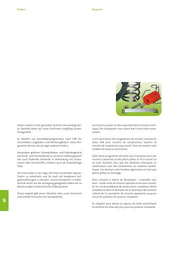 Federn / Ressorts