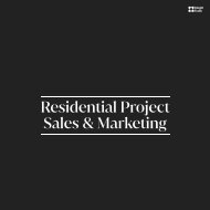 Knight Frank Middle East Residential Project Sales and Marketing Brochure