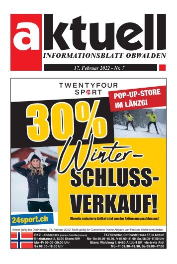 Aktuell Obwalden | KW07 | 17. Februar 2022