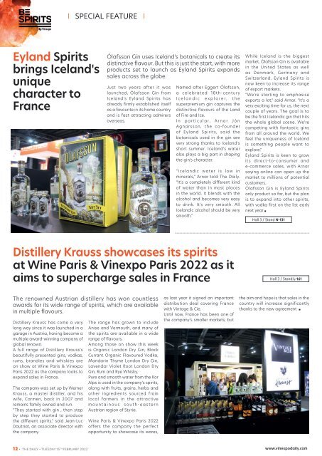 The Daily Wine Paris & Vinexpo Paris - Day 2