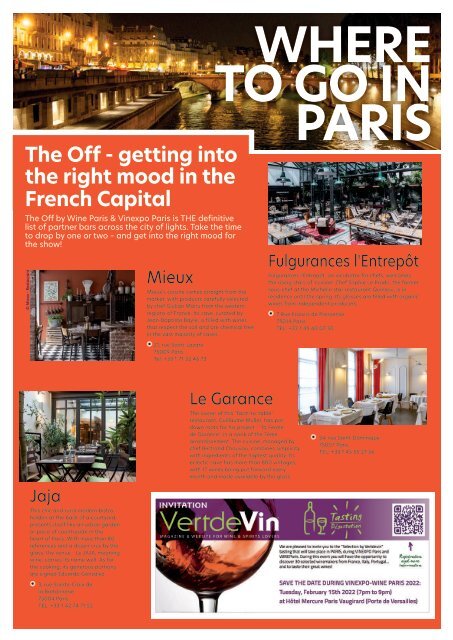 The Daily Wine Paris & Vinexpo Paris - Day 2