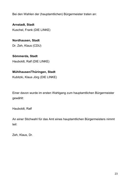 Kommunalwahlen am 22. April 2012 - Wahlen in Thüringen ...