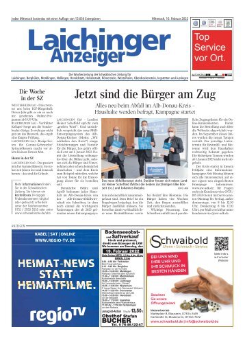 Laichinger Anzeiger 16.02.2022