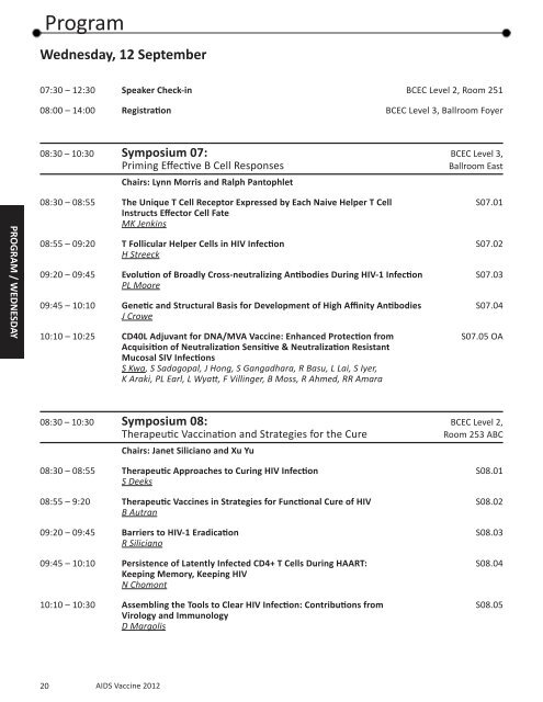 Oral Abstract Session 01 - Global HIV Vaccine Enterprise