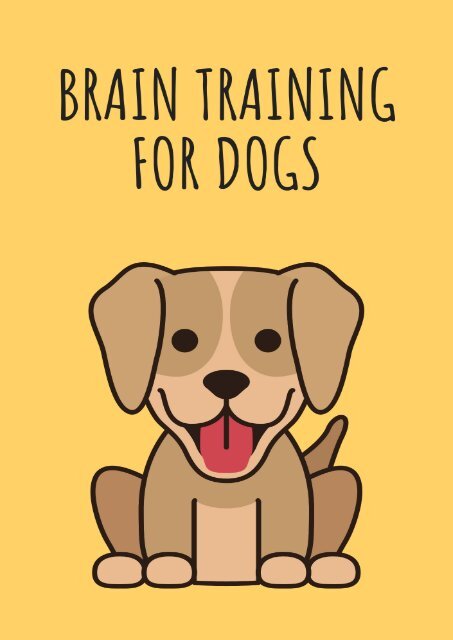 Brain Training For Dogs Book by Adrienne Farricelli