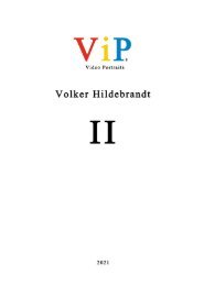 Volker Hildebrandt ViPs (Video Portraits) Band 2 Teil 1