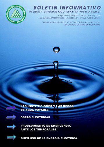 Boletín Informativo de Cooperativa Camet