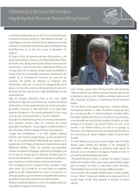 Boletín Informativo de Cooperativa Camet