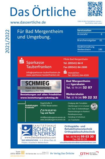 Bad Mergentheim und Umgebung  ÖTB 21/22