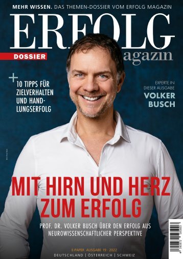 ERFOLG Magazin Dossier 19: Volker Busch