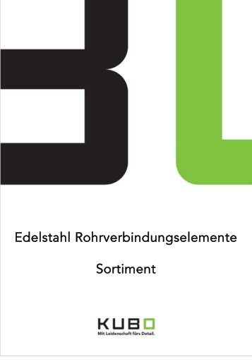 Edelstahl-Rohrverbindungselemente