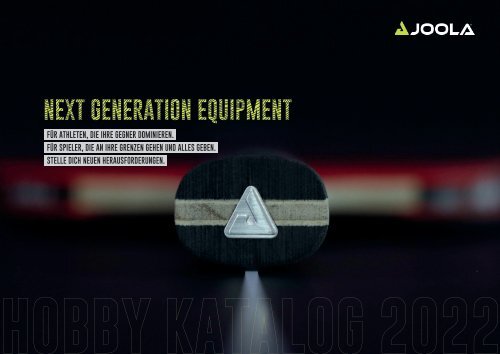 JOOLA Hobby Katalog 2022