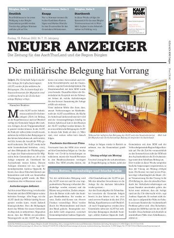 Neuer Anzeiger 18. Februar 2022