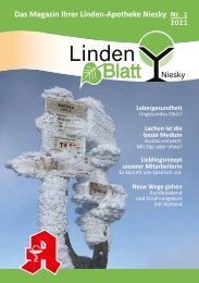 Linden-Apotheke Niesky Lindenblatt 01 2021