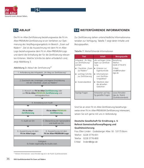 rahmenbedingungen für „essen auf rädern“ - BMELV