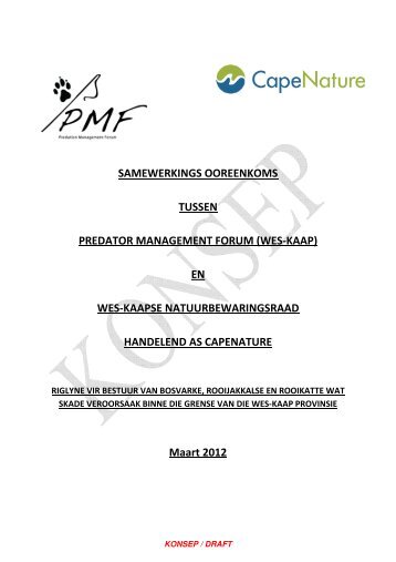 CN PMF Konsep Ooreenkoms Finaal.pdf - Cape Nature