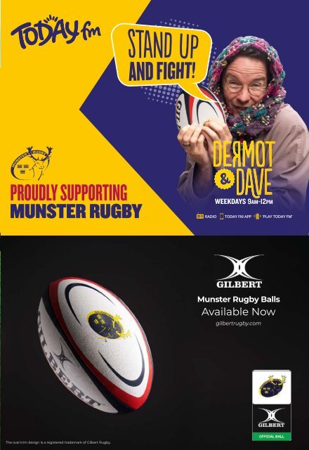 Munster Rugby v Edinburgh Match Programme