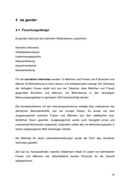 4 be gender - Frauengesundheitszentrum Graz