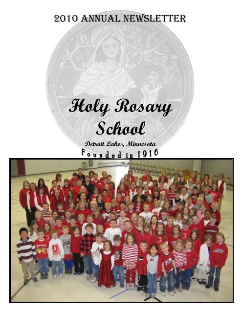 Holy Rosary School Detroit Lakes, Minnesota
