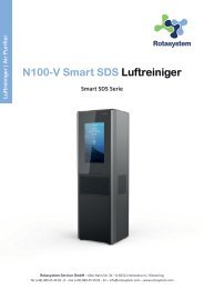 Rotasystem N100-V Smart SDS Luftreiniger