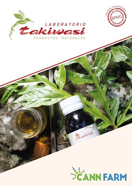 Catálogo Takiwasi - Cannfarm