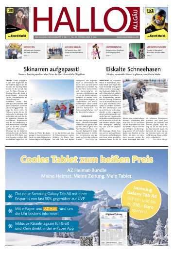 Hallo-Allgäu  vom Samstag, 19.Februar