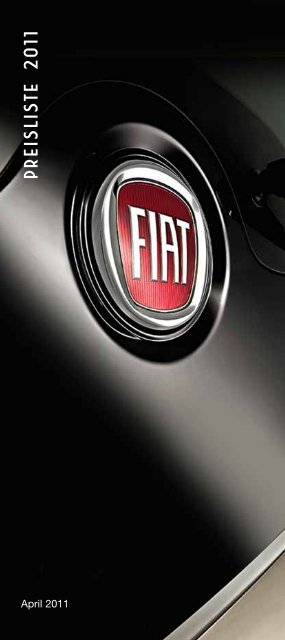 Preisliste 2011 - Fiat
