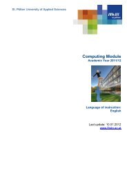 Computing Module - Fachhochschule St. Pölten