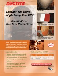 Loctite® Tile Bond High Temp Red RTV - Henkel