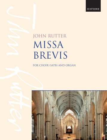 John Rutter Missa Brevis