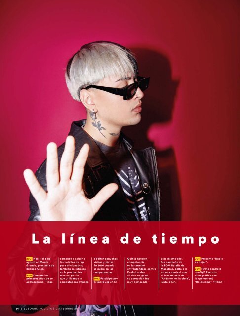 BILLBOARD Bolivia Diciembre 2021 