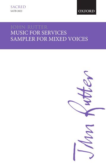 John Rutter service music sampler