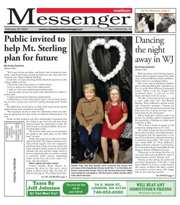 Madison Messenger - February 20th, 2022
