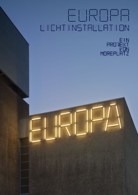  EUROPA Lichtinstallation 