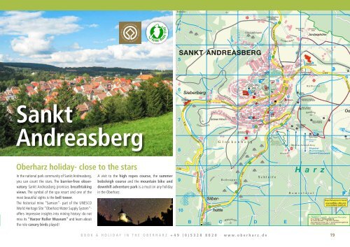 Holiday Magazin Harz -  Experience the Oberharz