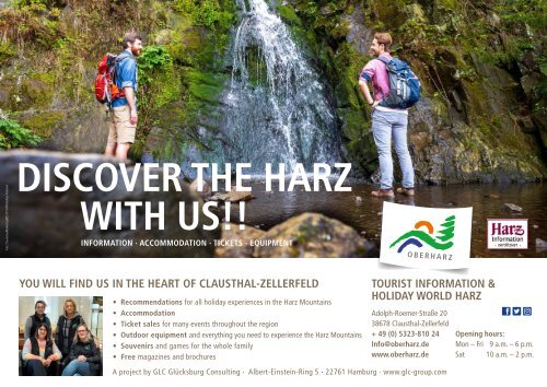 Holiday Magazin Harz -  Experience the Oberharz