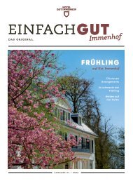 Gut Immenhof  Magazin 1/2022