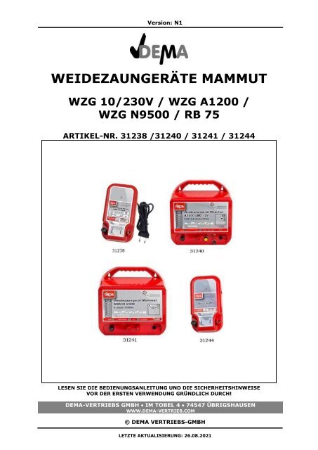 31238_40_41_44_ba Weidezaungerät Mammut WZG