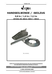 68016_68017_68018 Handseilwinde / Seilzug