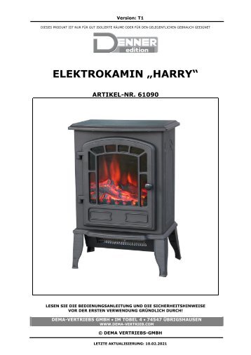 926697 61090 Elektrokamin Harry