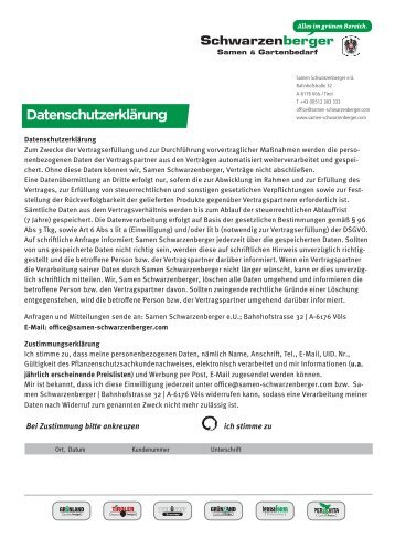 Datenschutzerklärung