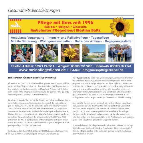 Gesundheitswegweiser Vorpommern-Greifswald 2022