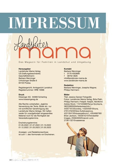 Landshuter Mama Ausgabe 30