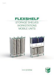 H+H FlexShelf - storage and work